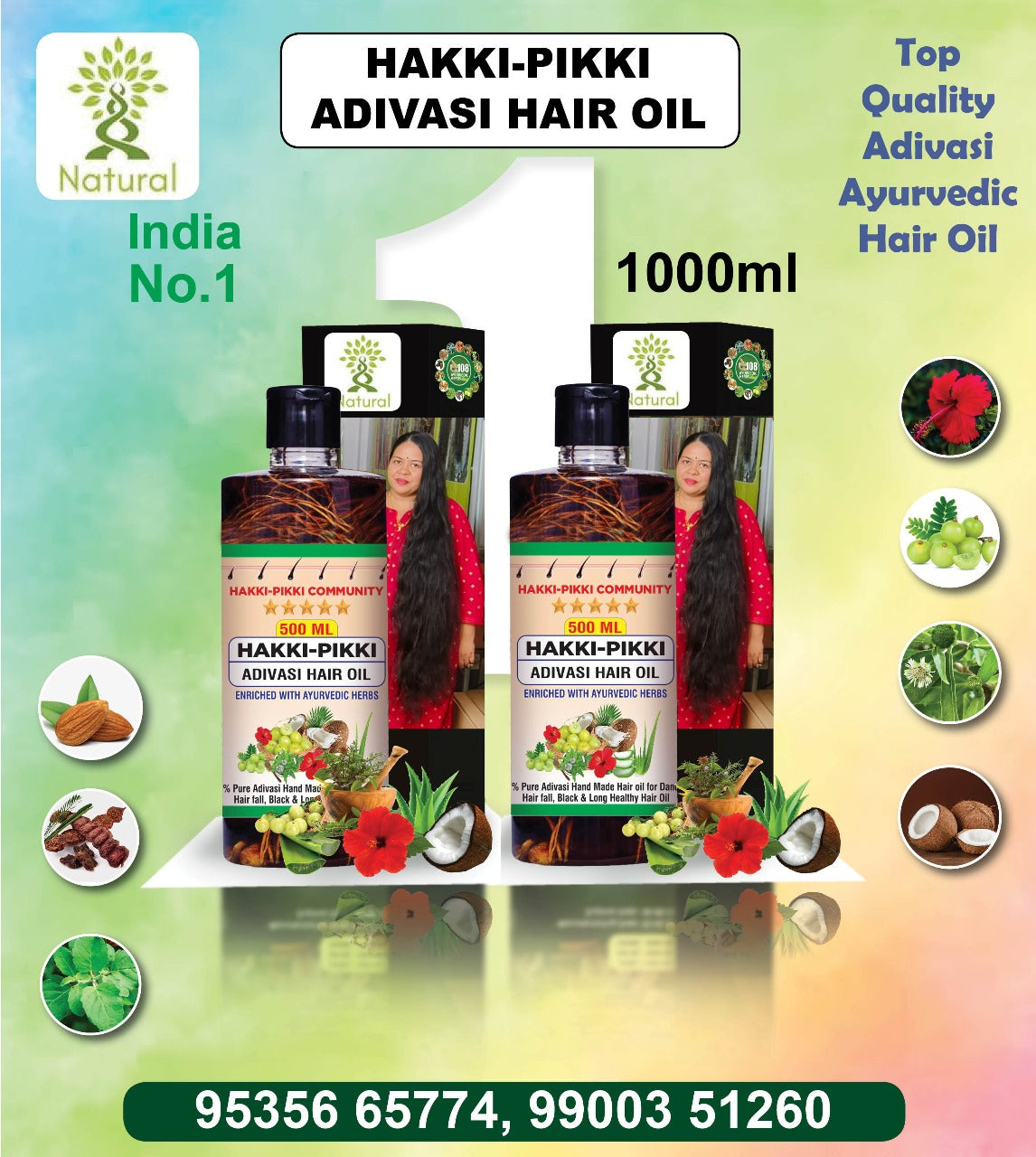 Hakki Pikki Adivasi Hair Oil